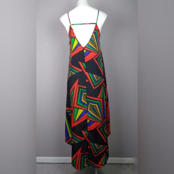 Ark & Co. Geo Print High Low Dress Small - Picture 4 of 13